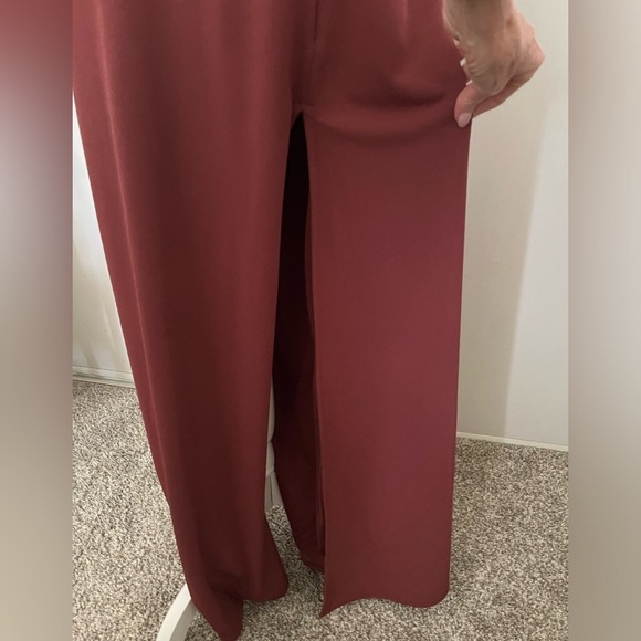 NWT Birdy Grey Hannah Empire Dress Rosewood XS with flutter sleeves prom formal - Picture 9 of 9